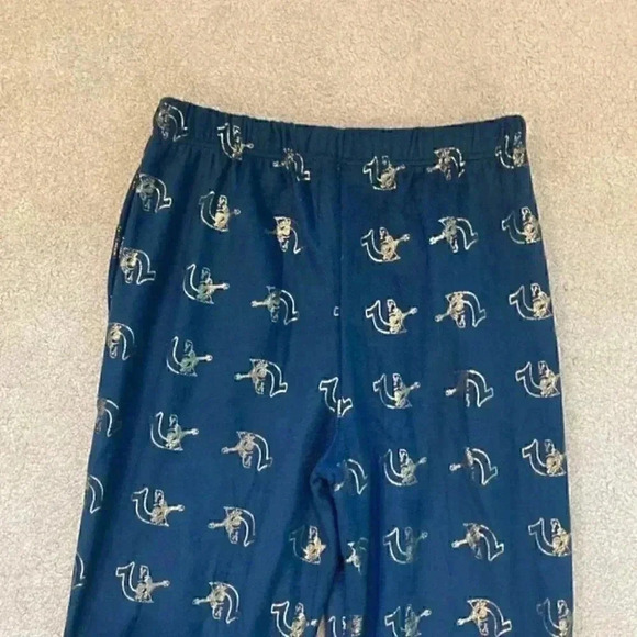 True religion blue loungewear pj pants in size medium - Picture 6 of 7